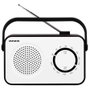 Aiwa Radio Portátil R-190BW Blanco AM/FM Altavoz 3, Aux In, ASA, Antena Telescópica